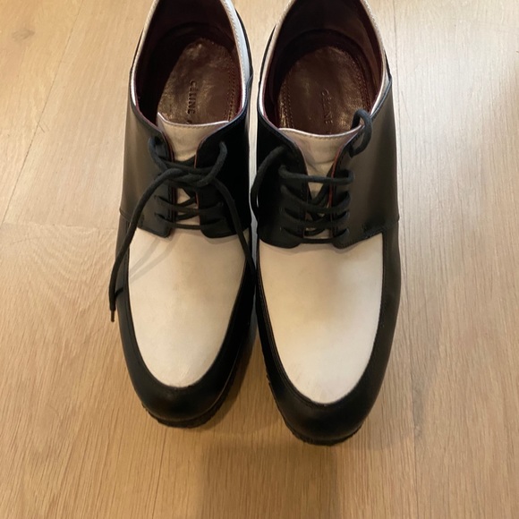 Celine  black and white wedges Phoebe Philo - Picture 8 of 16